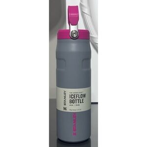 Stanley AeroLight IceFlow Flip Straw 2.0‎ Water Bottle 24oz, GREY ROCK